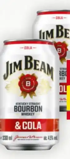 Billa Jim Beam Bourbon Whiskey-Cola Angebot