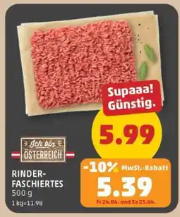 PENNY Rinder- faschiertes Angebot