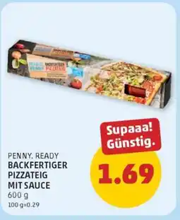 PENNY PENNY READY BACKFERTIGER PIZZATEIG MIT SAUCE Angebot