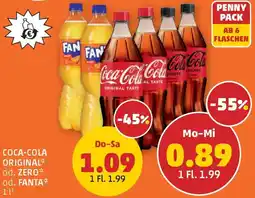 PENNY Coca-cola original od. zero od. fanta Angebot