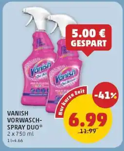 PENNY VANISH VORWASCH-SPRAY DUO Angebot