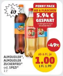PENNY ALMDUDLER, ALMDUDLER ZUCKERFREI od. SPEZI Angebot