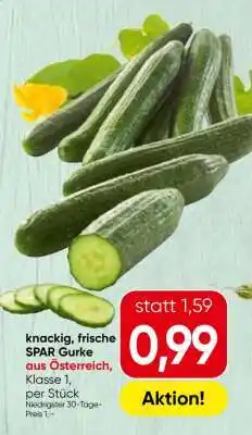 Spar SPAR Gurke Angebot
