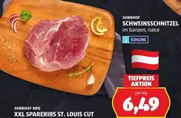 Hofer Schweinsschnitzel Angebot