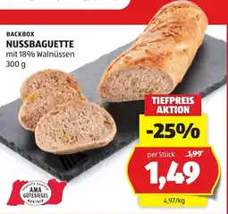 Hofer Nussbaguette Angebot