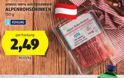 Hofer Alpenrohschinken HOFER Angebot