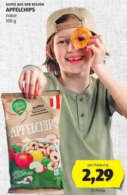 Hofer Apfelchips Natur Angebot