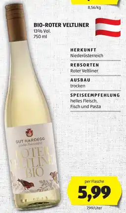 Hofer Bio-Roter Veltliner Angebot