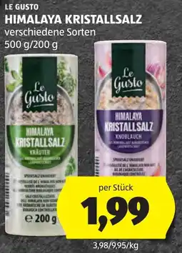 Hofer Le gusto Himalaya Kristallsalz Angebot