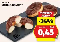 Hofer Backbox Schoko-Donut Angebot