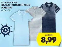 Hofer Damen-Poloshirtkleid Maritim Angebot