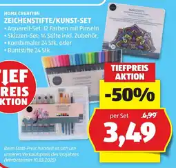 Hofer Zeichenstifte/Kunst-Set Angebot