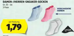 Hofer Damen-/Herren-Sneaker-Socken Angebot