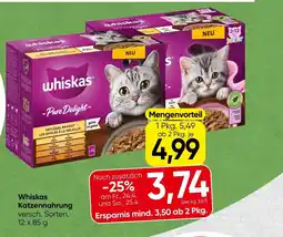 Spar Whiskas Katzennahrung Angebot