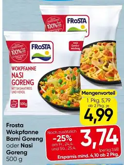 Spar Frosta wokpfanne bami goreng oder nasi goreng Angebot