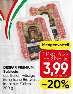 Spar Despar premium salsiccia Angebot