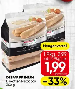 Spar Despar premium biskotten pistoccos Angebot