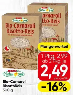 Spar Bio-carnaroli risotto-reis Angebot