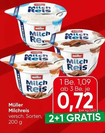 Spar Müller milchreis Angebot