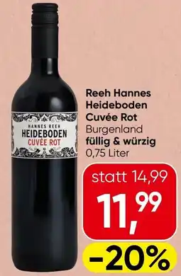 Spar Reeh hannes heideboden cuvée rot burgenland füllig & würzig Angebot