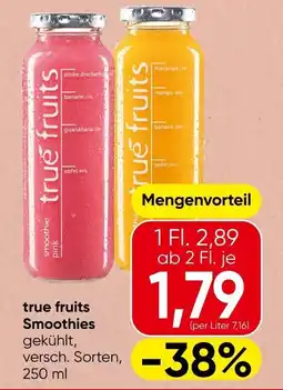 Spar True fruits smoothies gekühlt Angebot