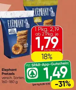 Spar Elephant pretzels Angebot