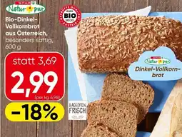 Spar Bio-dinkel- vollkornbrot aus österreich Angebot