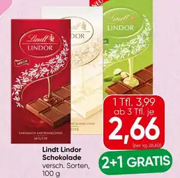 Spar Lindt lindor schokolade Angebot