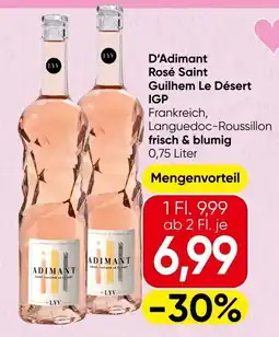 Spar D'adimant rosé saint guilhem le désert igp Angebot