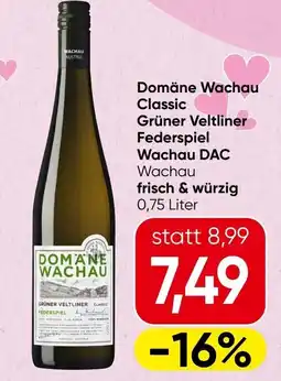 Spar Domäne wachau classic grüner veltliner federspiel wachau dac Angebot