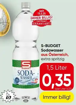 Spar S budget sodawasser Angebot