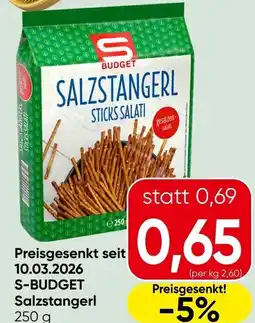 Spar S-BUDGET Salzstangerl Angebot