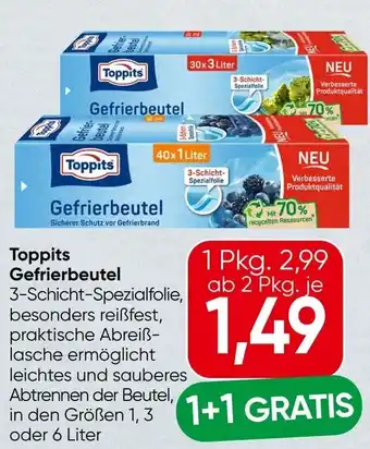 Spar Toppits gefrierbeutel Angebot