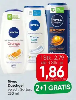 Spar Nivea Duschgel Angebot