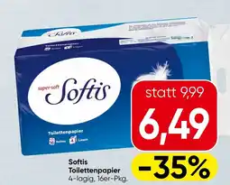 Spar Softis toilettenpapier Angebot