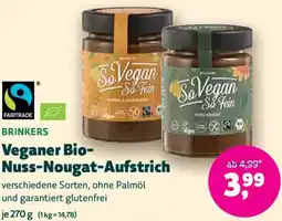 Denn's Biomarkt Veganer Bio- Nuss-Nougat-Aufstrich Angebot