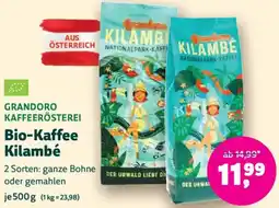 Denn's Biomarkt Bio-Kaffee Kilambé Angebot