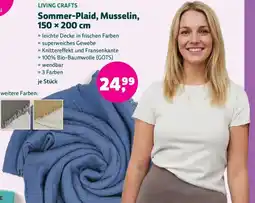 Denn's Biomarkt Sommer-plaid musselin Angebot