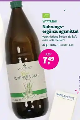 Denn's Biomarkt Nahrungs- ergänzungsmittel Angebot