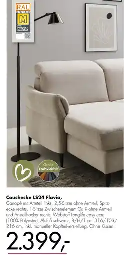 Polstermöbel Fischer Couchecke ls24 flavia Angebot