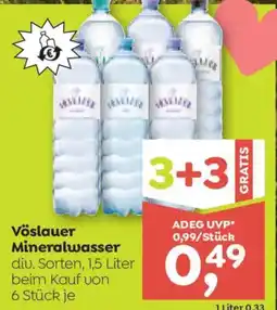 ADEG Vöslauer Mineralwasser Angebot