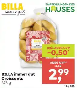 ADEG Billa immer gut croissants Angebot
