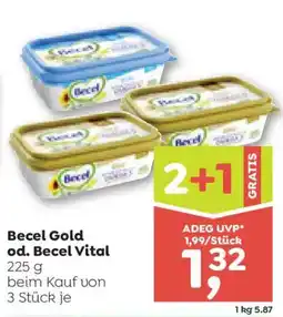 ADEG Becel Gold od. Becel Vital Angebot