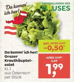 ADEG Da komm' ich her! Grazer Krauthäuptel- salat Angebot