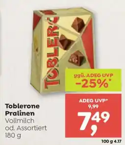 ADEG Toblerone Pralinen Angebot