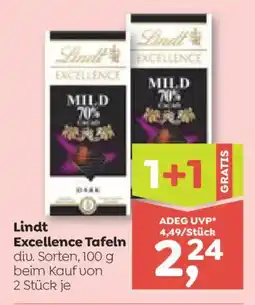 ADEG Lindt Excellence Tafeln Angebot