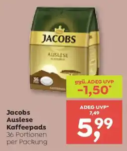 ADEG Jacobs Auslese Kaffeepads Angebot