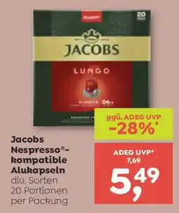 ADEG Jacobs Nespresso- kompatible Alukapseln Angebot