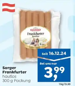 ADEG Sorger Frankfurter hautlos Angebot