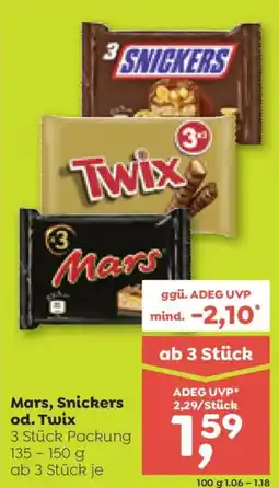 ADEG Mars, Snickers od. Twix Angebot